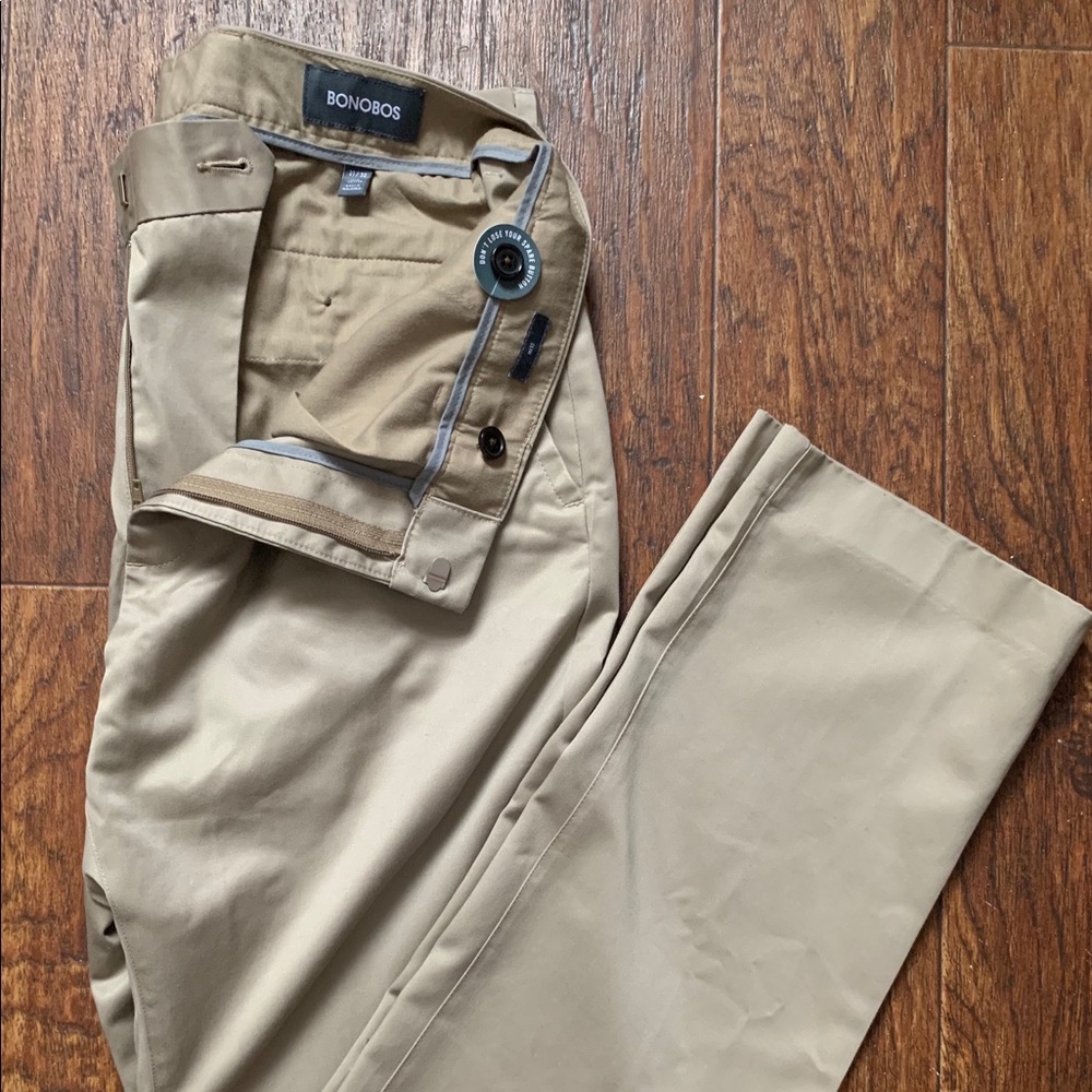 Bonobos Mens 31x30 Slim Fit Wednesday Khaki Pants